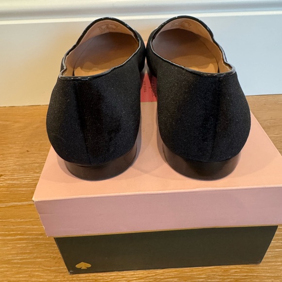 Kate Spade Meow cat velvet loafers size 9.5B - Picture 6 of 8